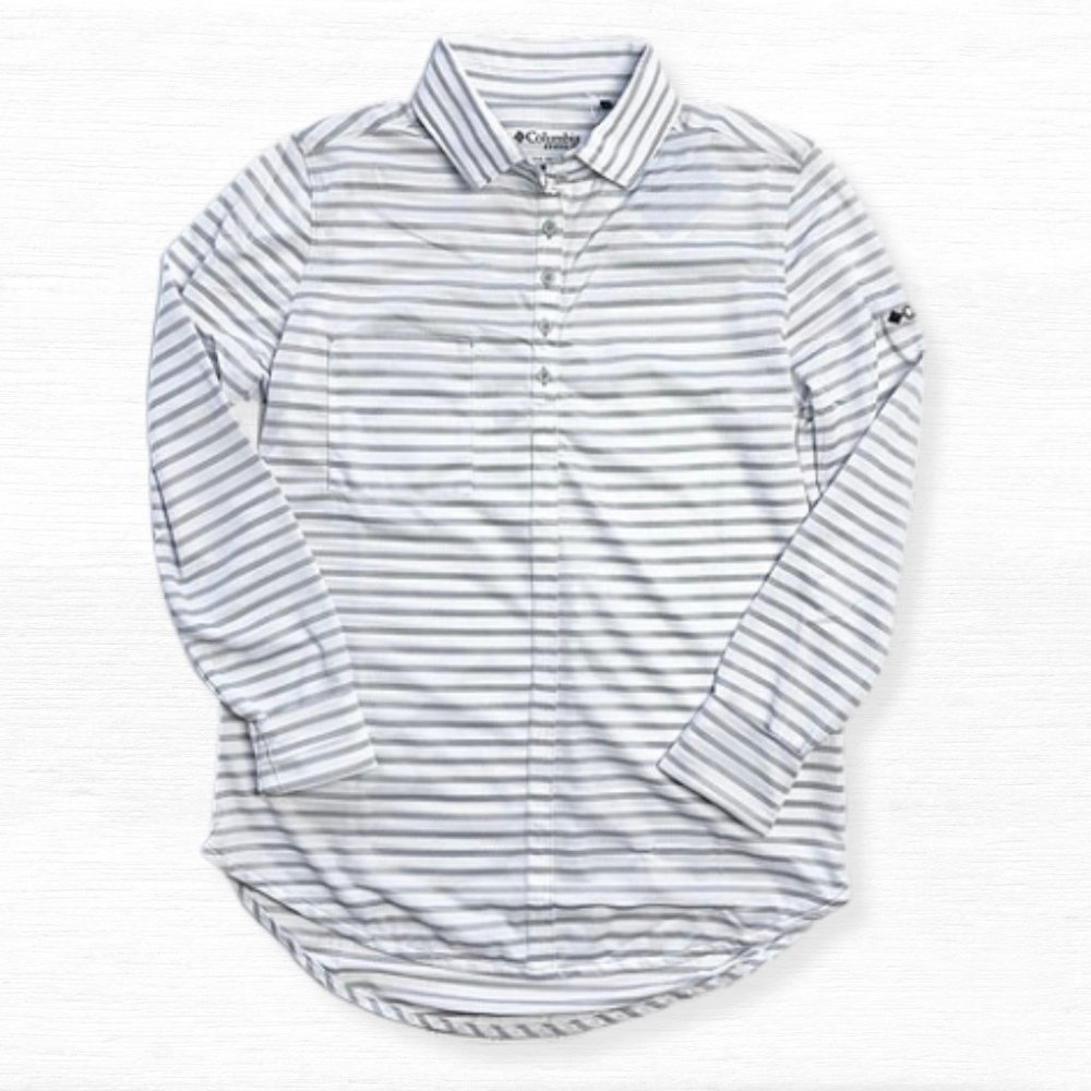 [SOLD] Columbia Golf Omni-Wick Jewel Polo | Grey | SMALL